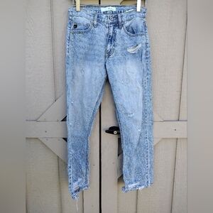 Kancan Marisol Jeans Womens 1/24 Distressed High Rise Relaxed KC8642M